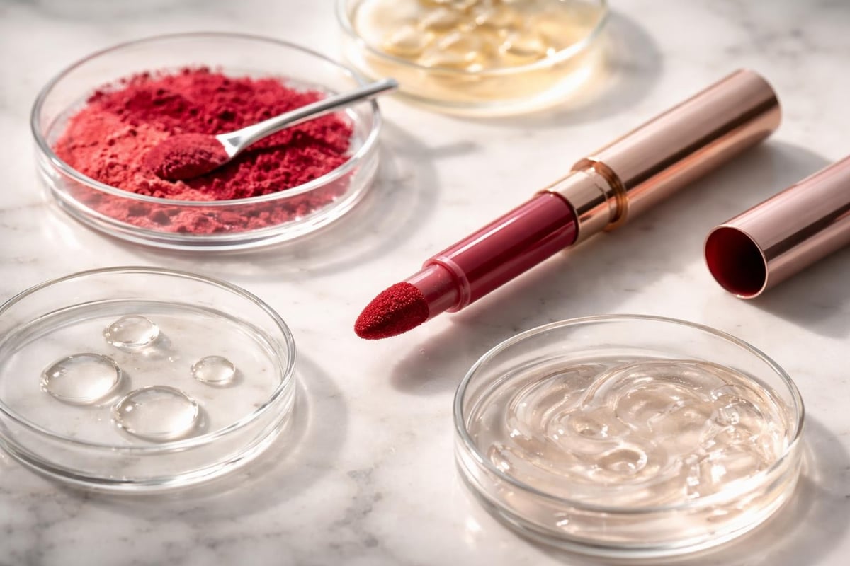 Liquid lip liner formula components
