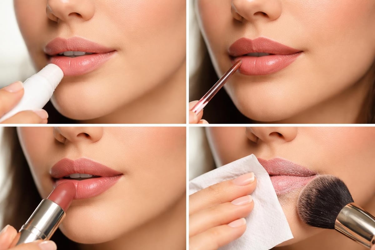 Complete lip routine workflow
