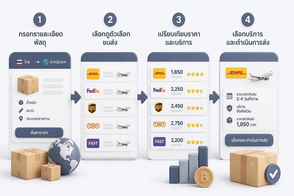 Shipping comparison platform