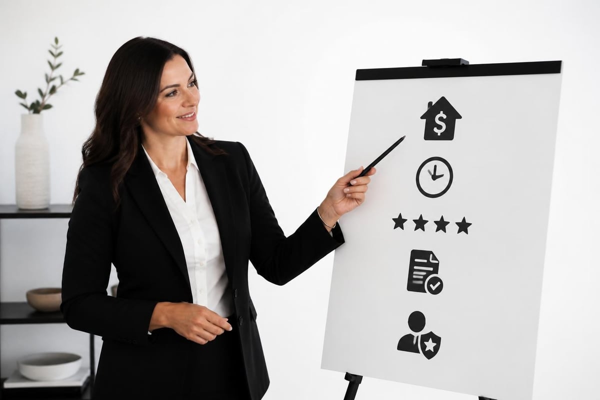 Real estate agent performance metrics