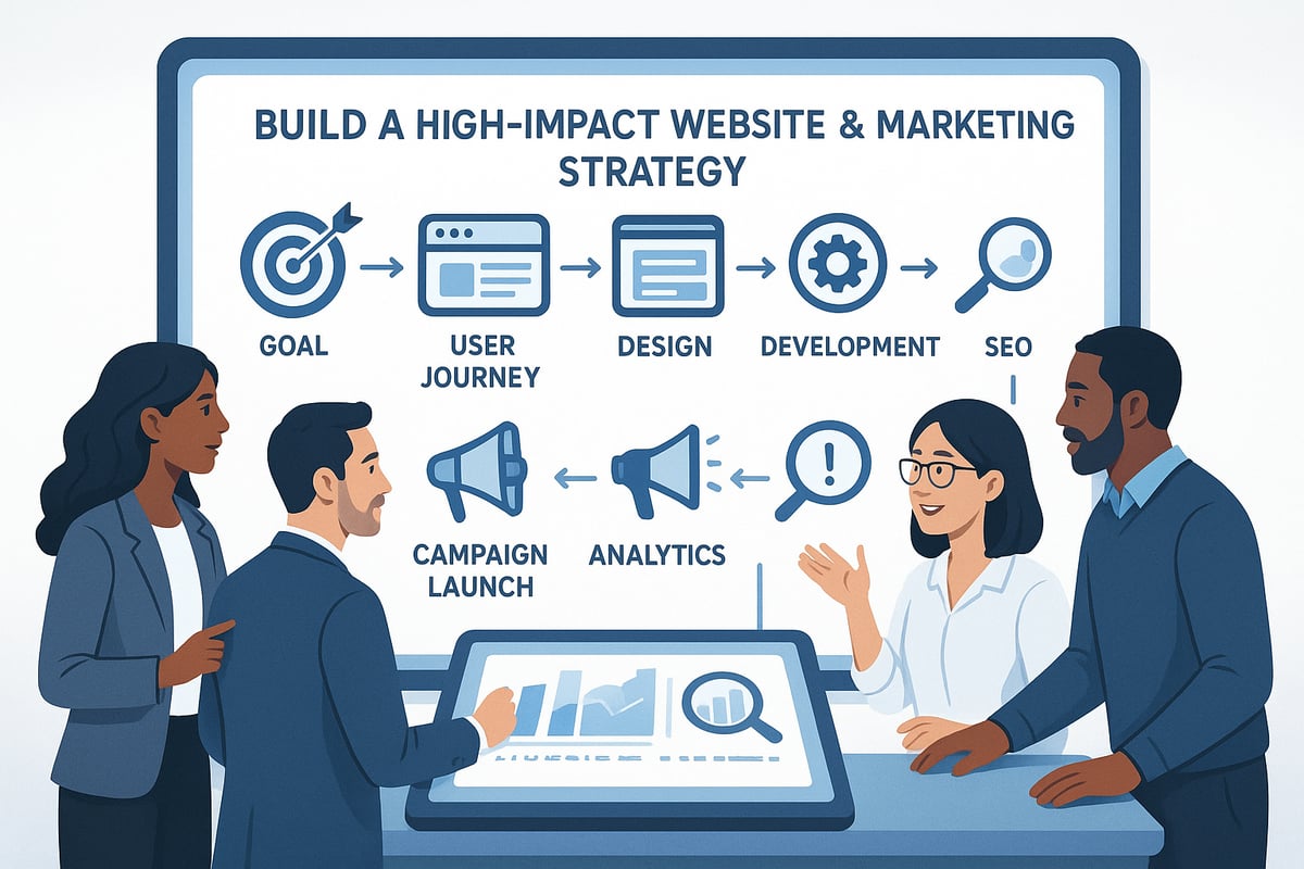 Step-by-Step Guide to Building a High-Impact Website and Marketing Strategy