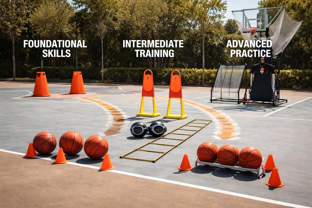 Basketball training progression