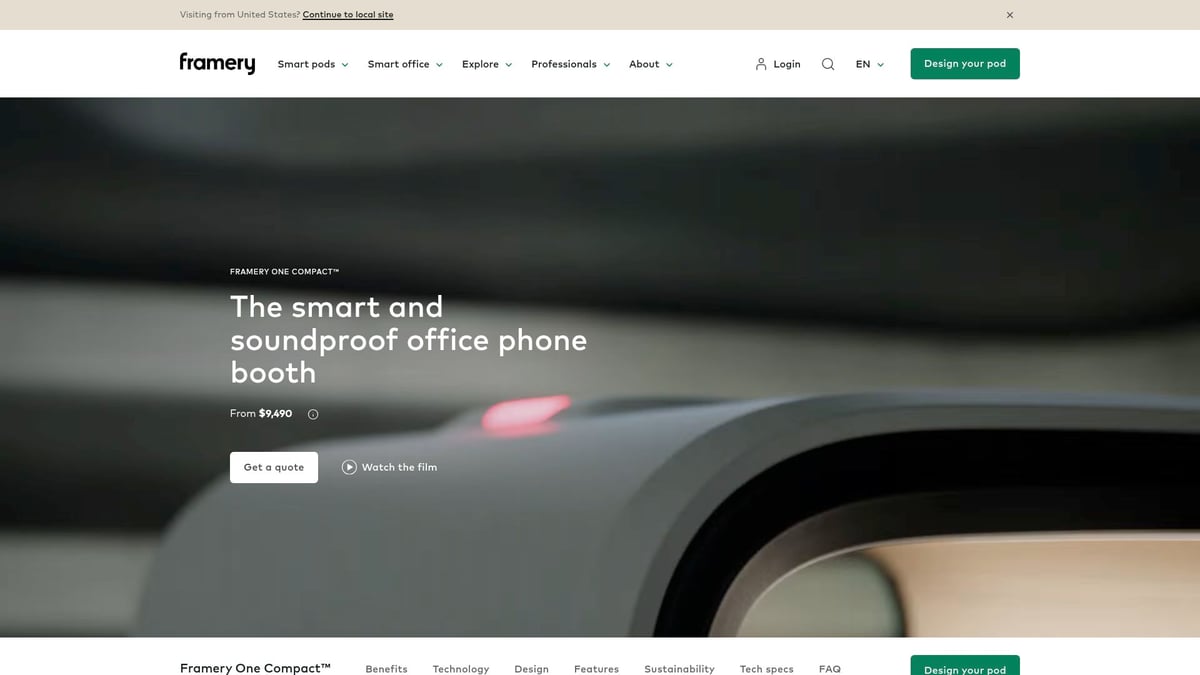 9 Essential Phone Pods for Office in 2025 - Framery O