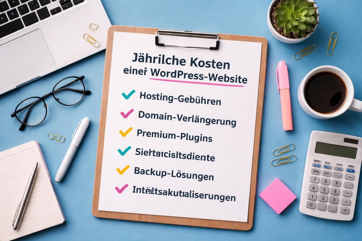 WordPress ongoing costs breakdown