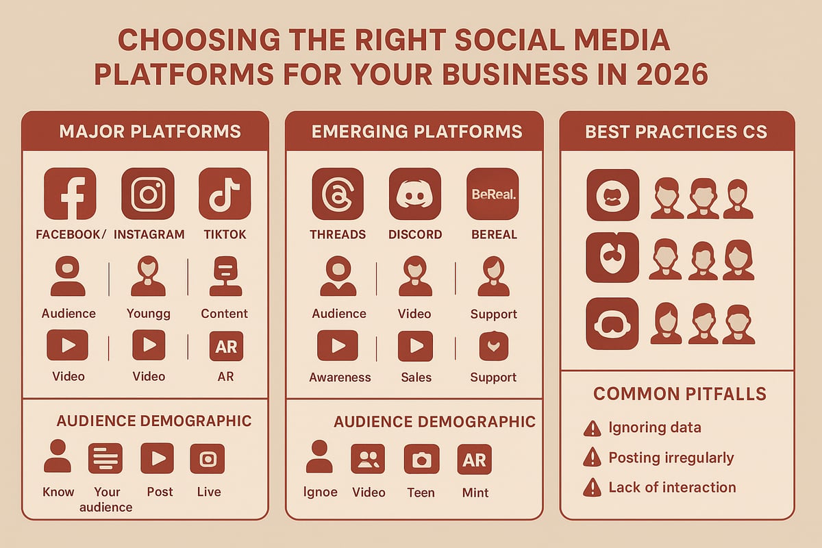 Choosing the Right Social Media Platforms for Your Business in 2026