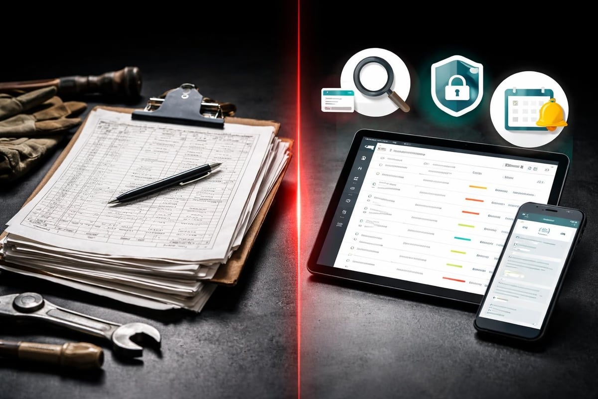 Digital maintenance tracking