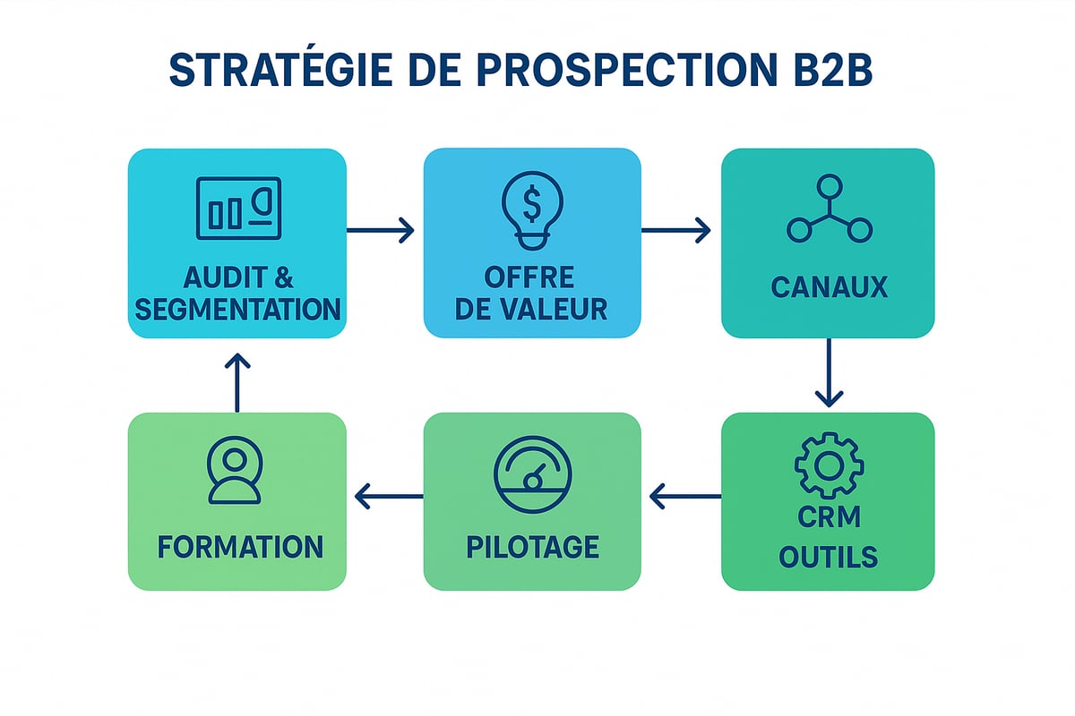 Les 6 Étapes Structurantes d’une Stratégie de Prospection B2B Performante