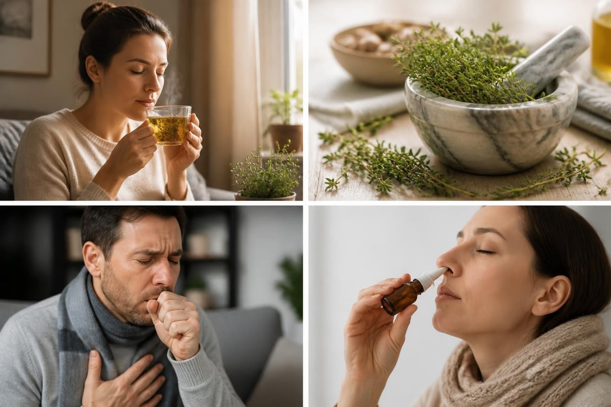 Usages respiratoires du thym