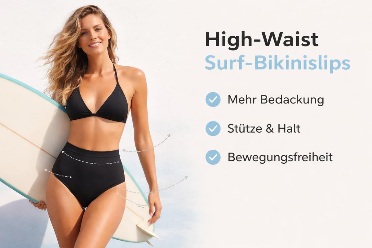 High waisted bikini bottom design