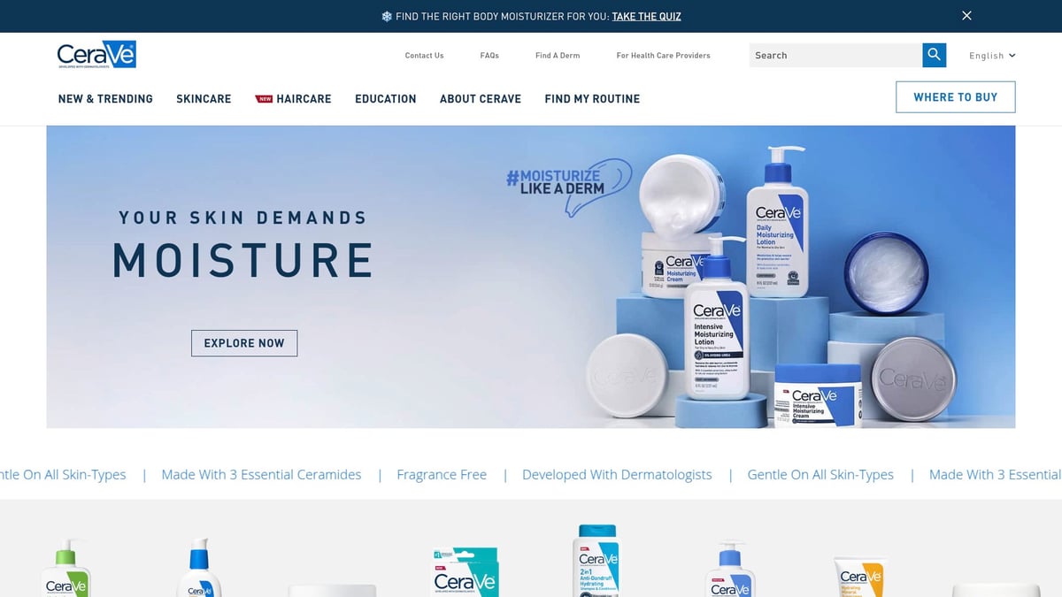 9 Essential Black Face Care Products to Try in 2026 - CeraVe Hydrating Cleanser