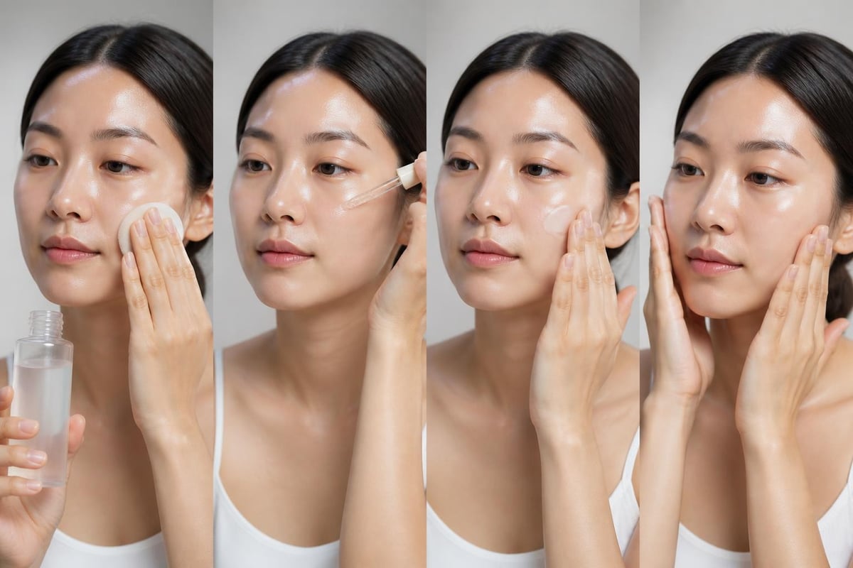 Layering skincare products correctly