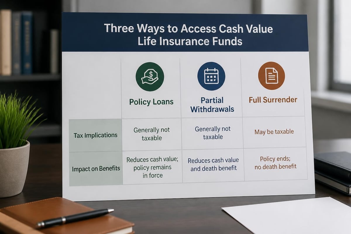 Cash Value Life Insurance: A Complete Guide for 2026 2 Cash value access methods