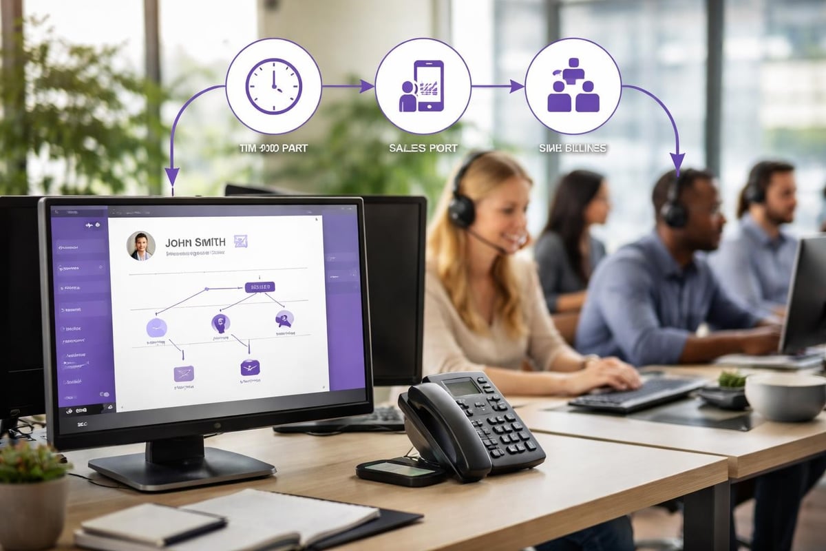 Cloud telephony call routing process