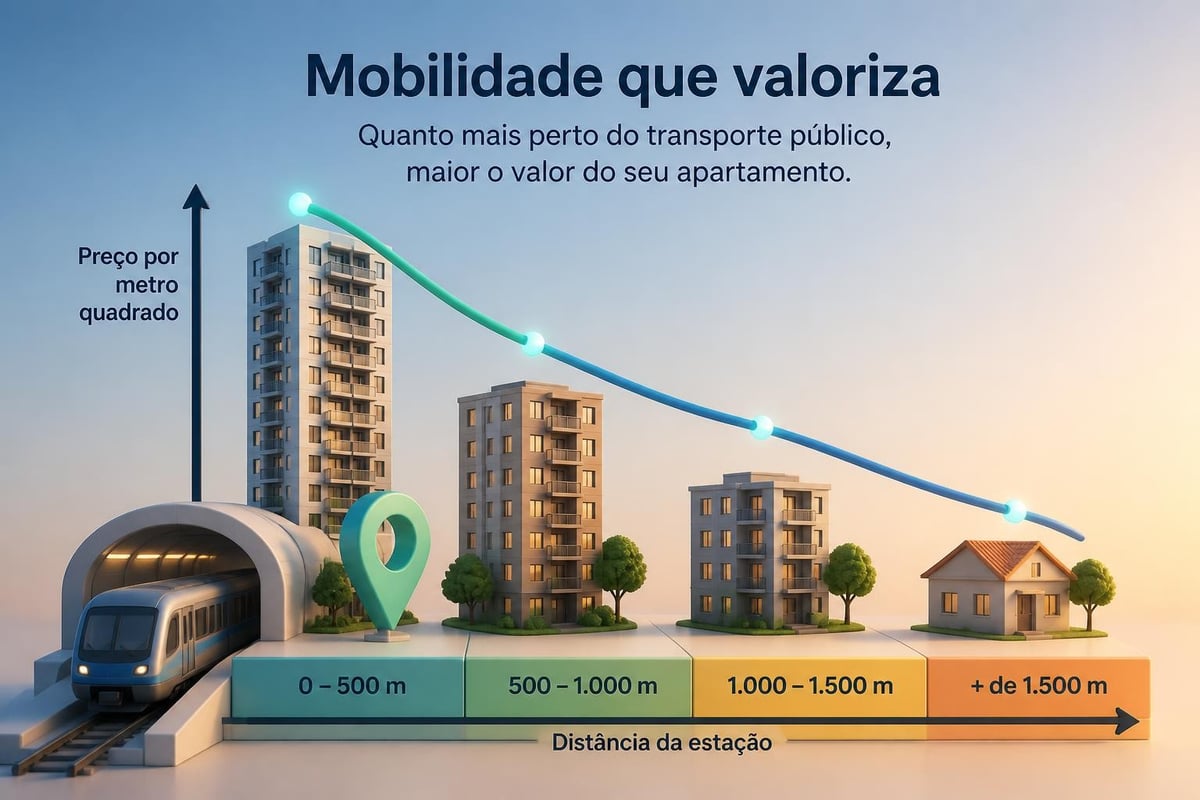 Mapa de valorização imobiliária