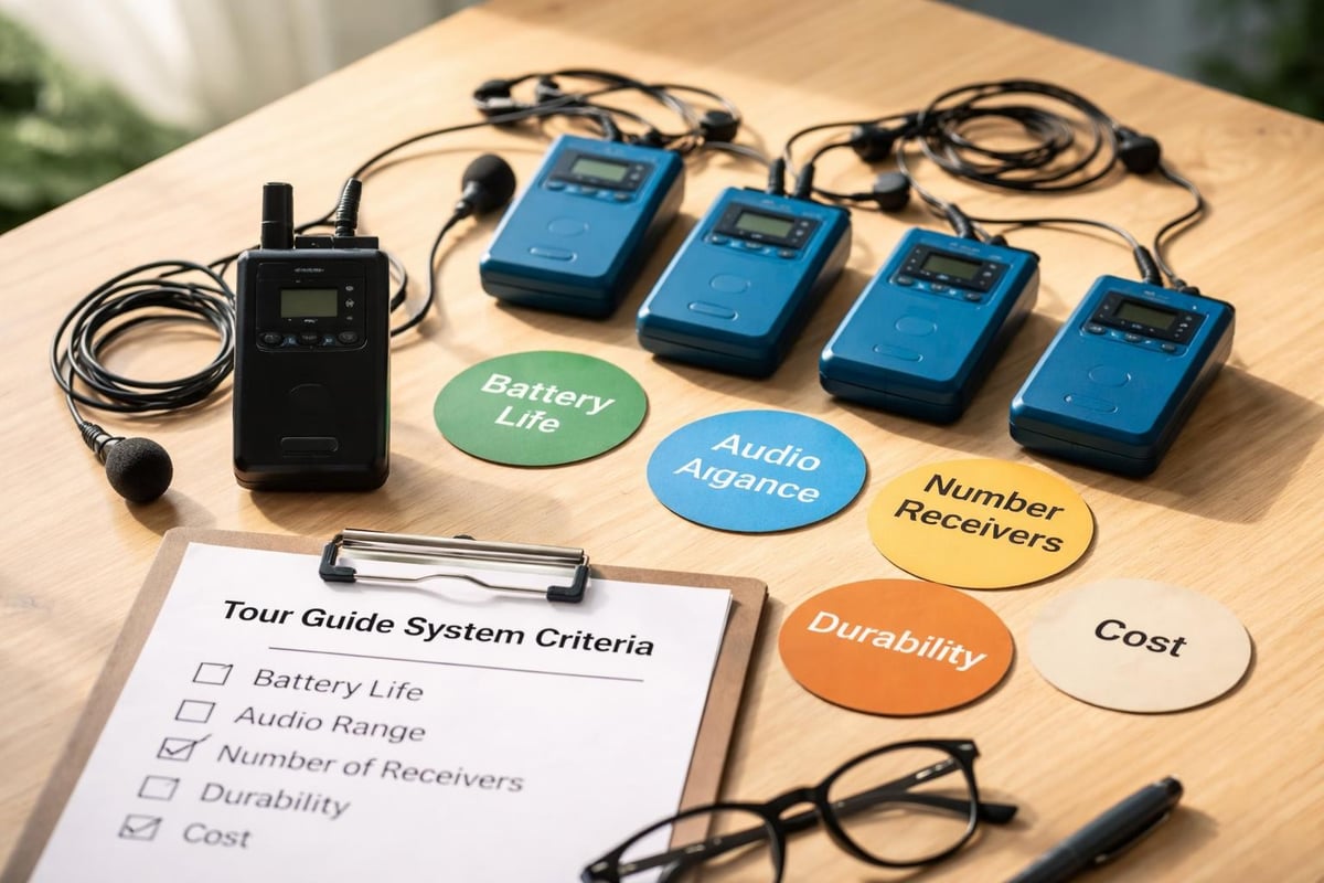 Comparing tour guide system features