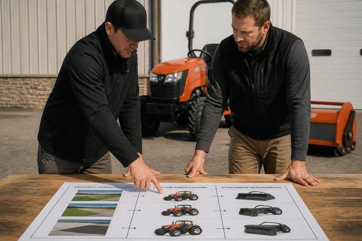 Matching tractors to property types