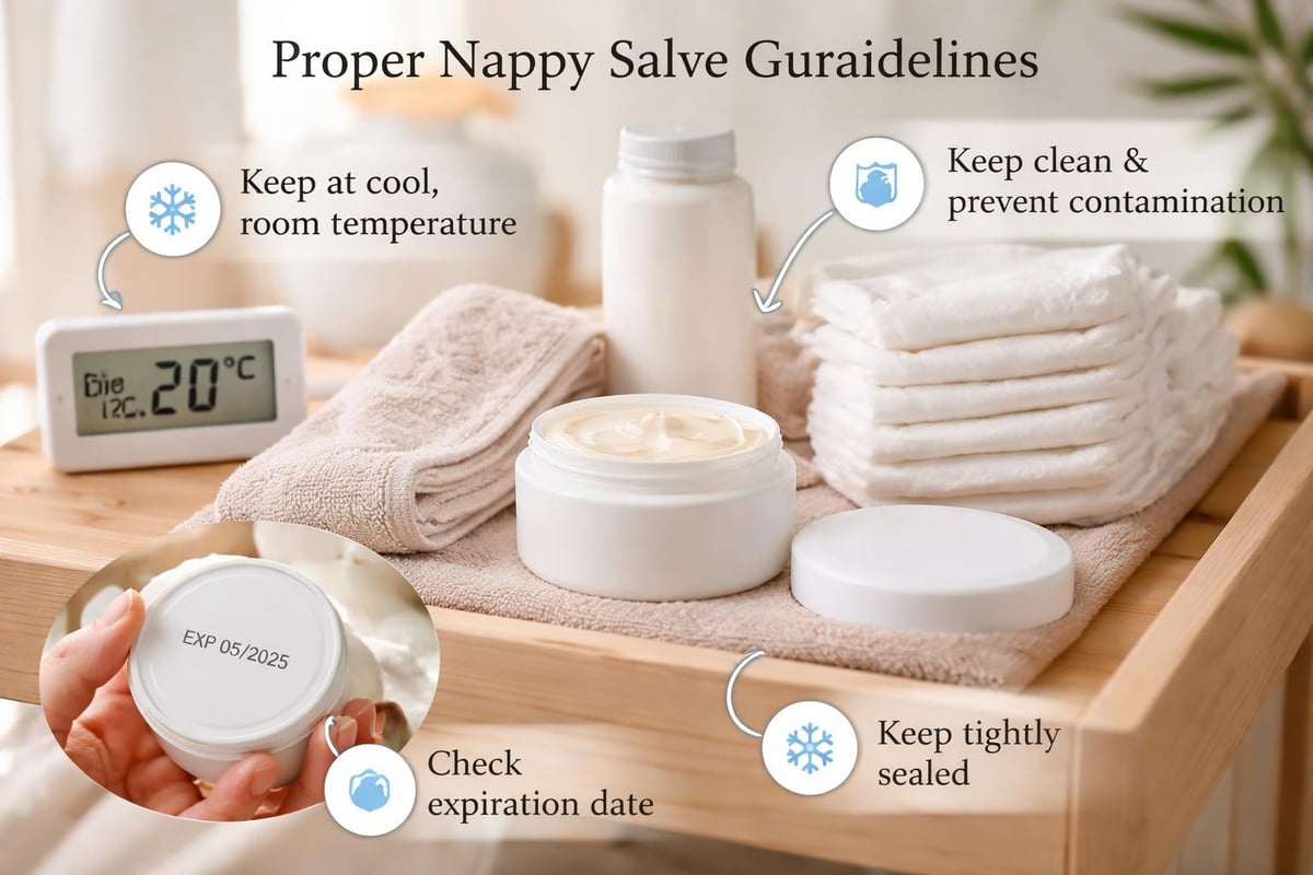Nappy salve storage