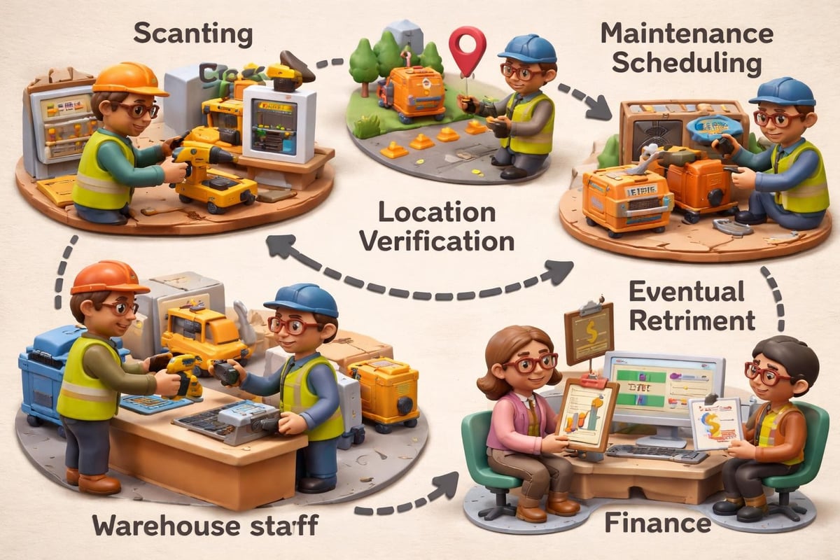 Asset tracking workflow