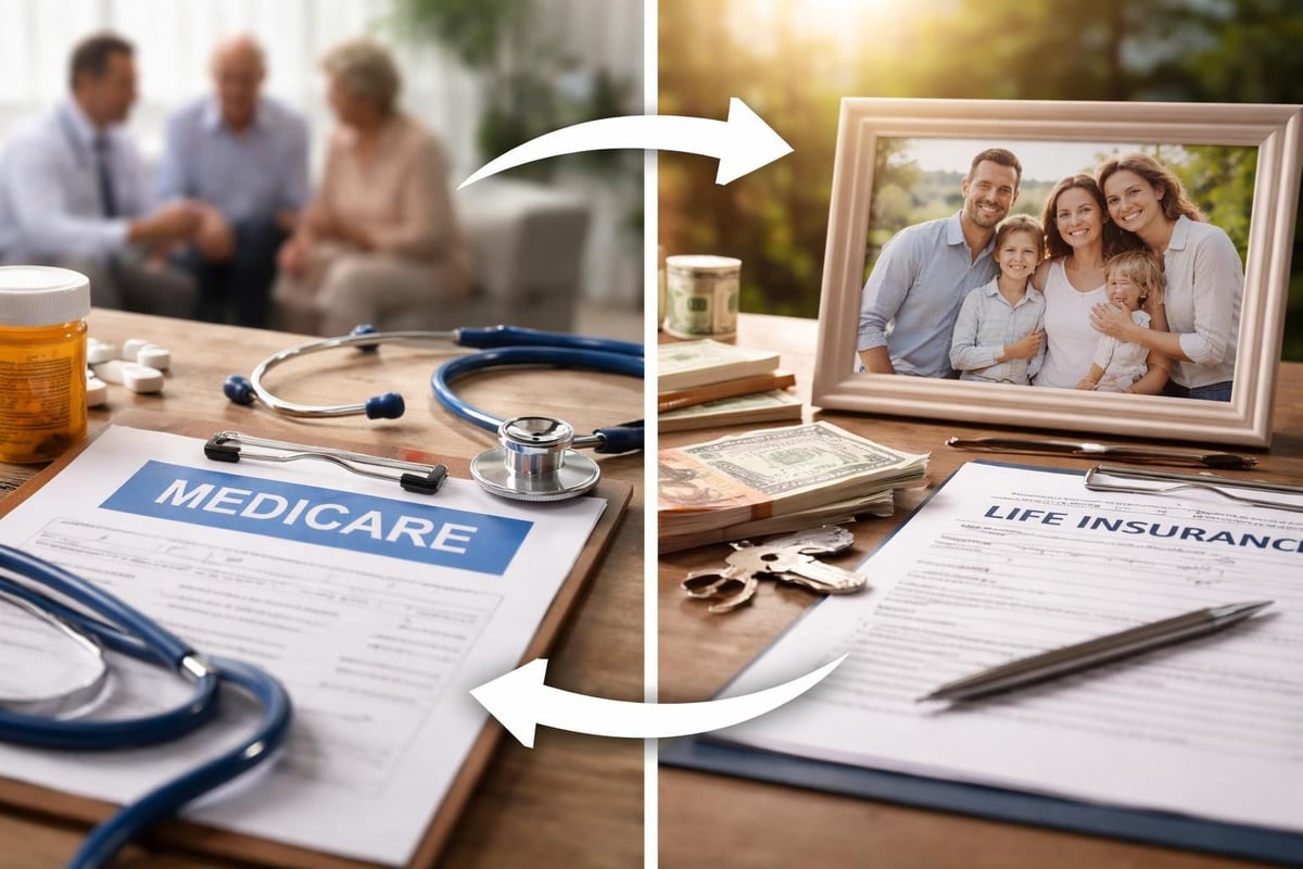 Medicare and Life Insurance: A Comprehensive Guide 2026 1 Medicare health coverage versus life insurance financial protection