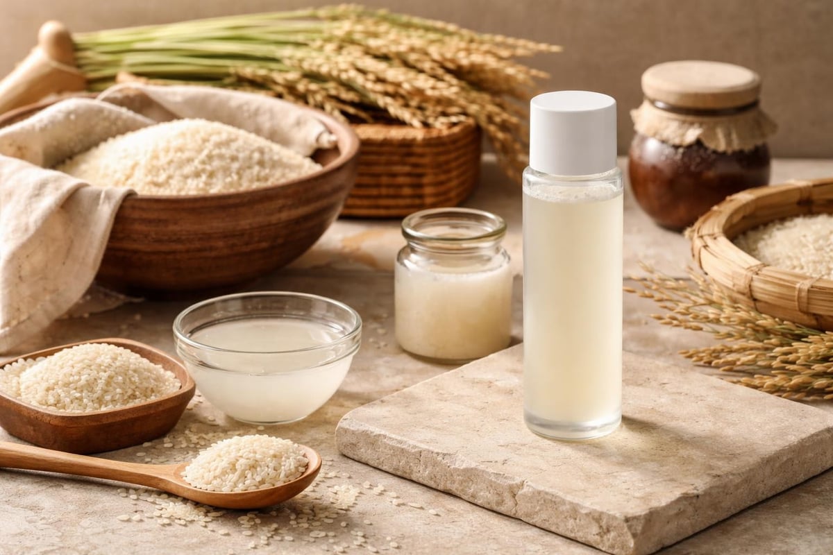 Traditional Korean rice water preparation