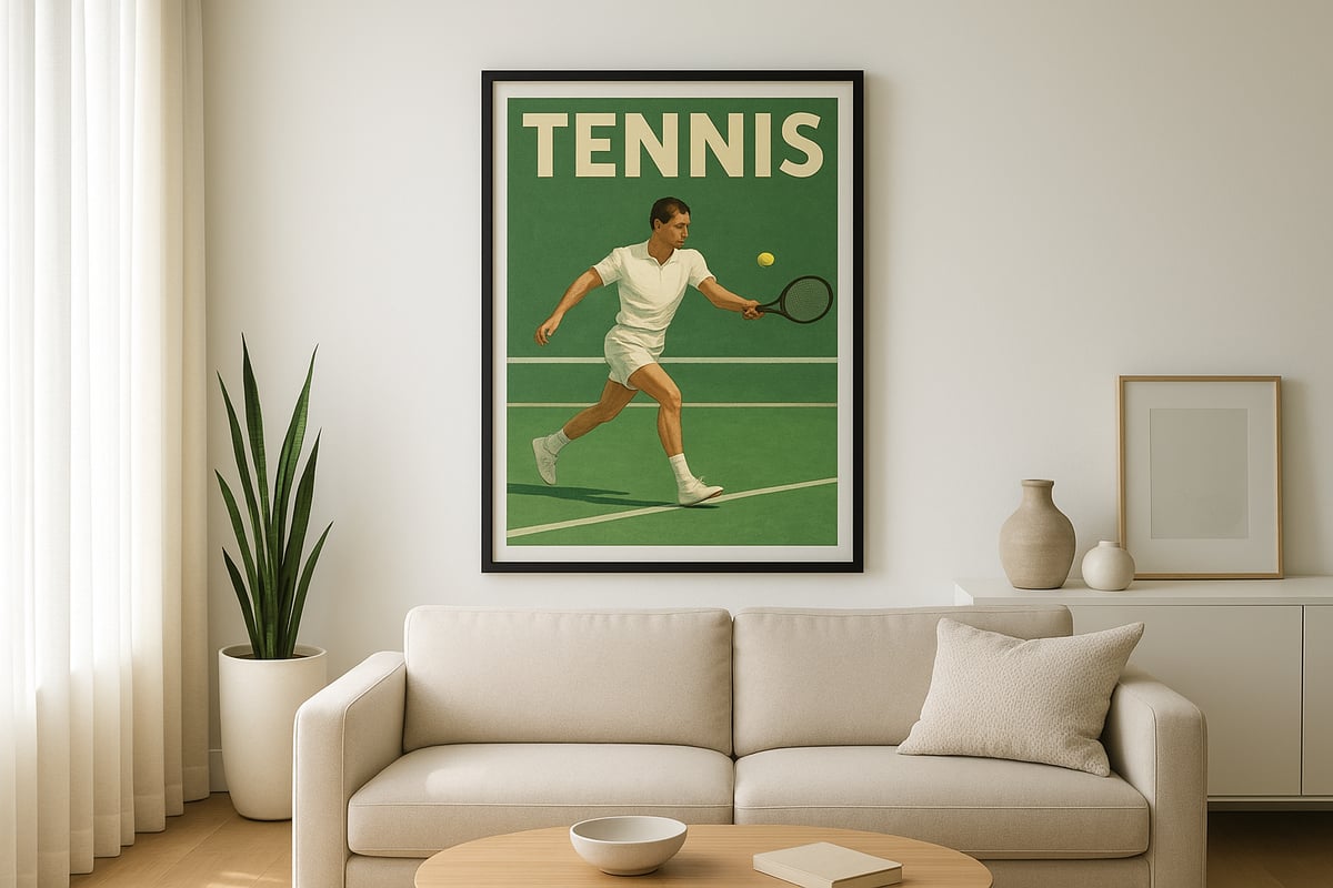 Caring for and Displaying Your Tennis Posters
