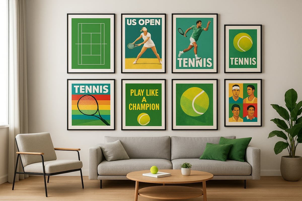 9 Creative Tennis Poster Ideas to Elevate Your Space in 2025