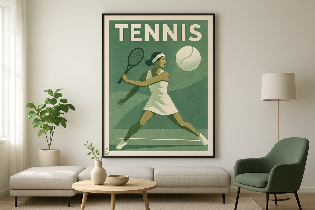 Why Tennis Posters Are Trending in 2025