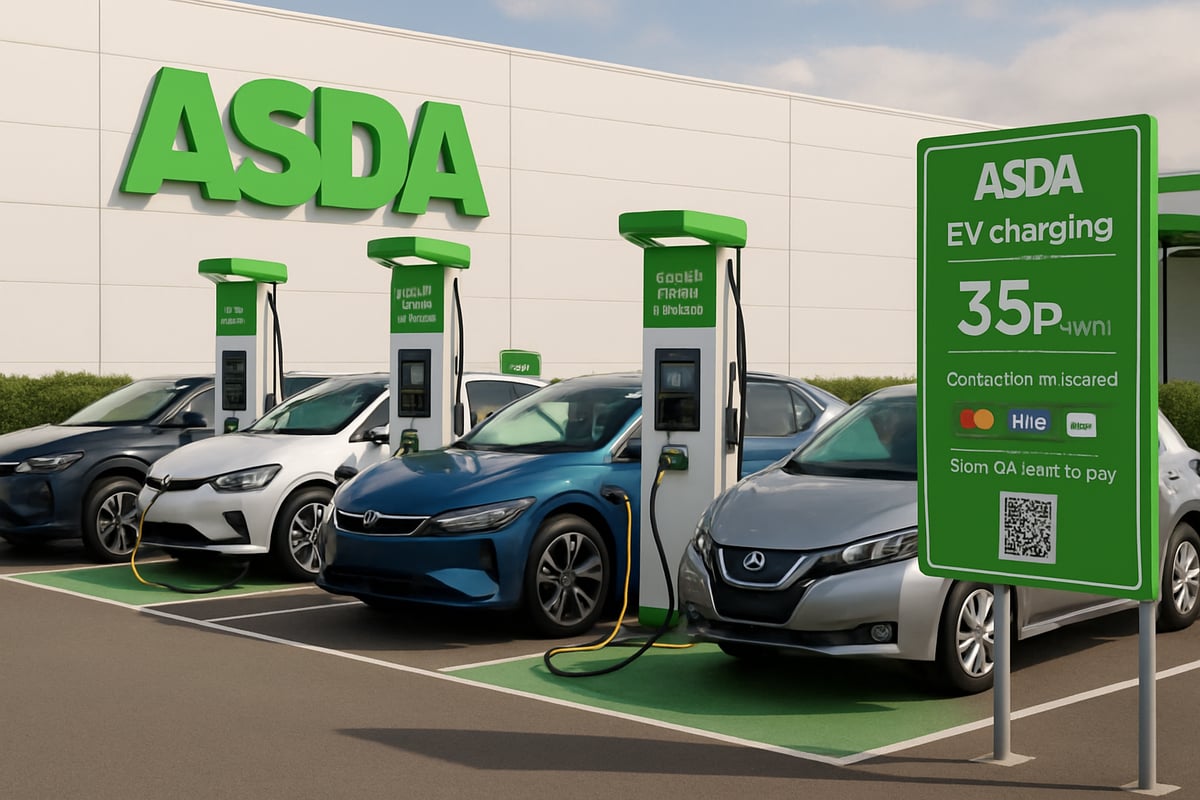 Pricing, Payment Methods, and Offers at Asda EV Chargers
