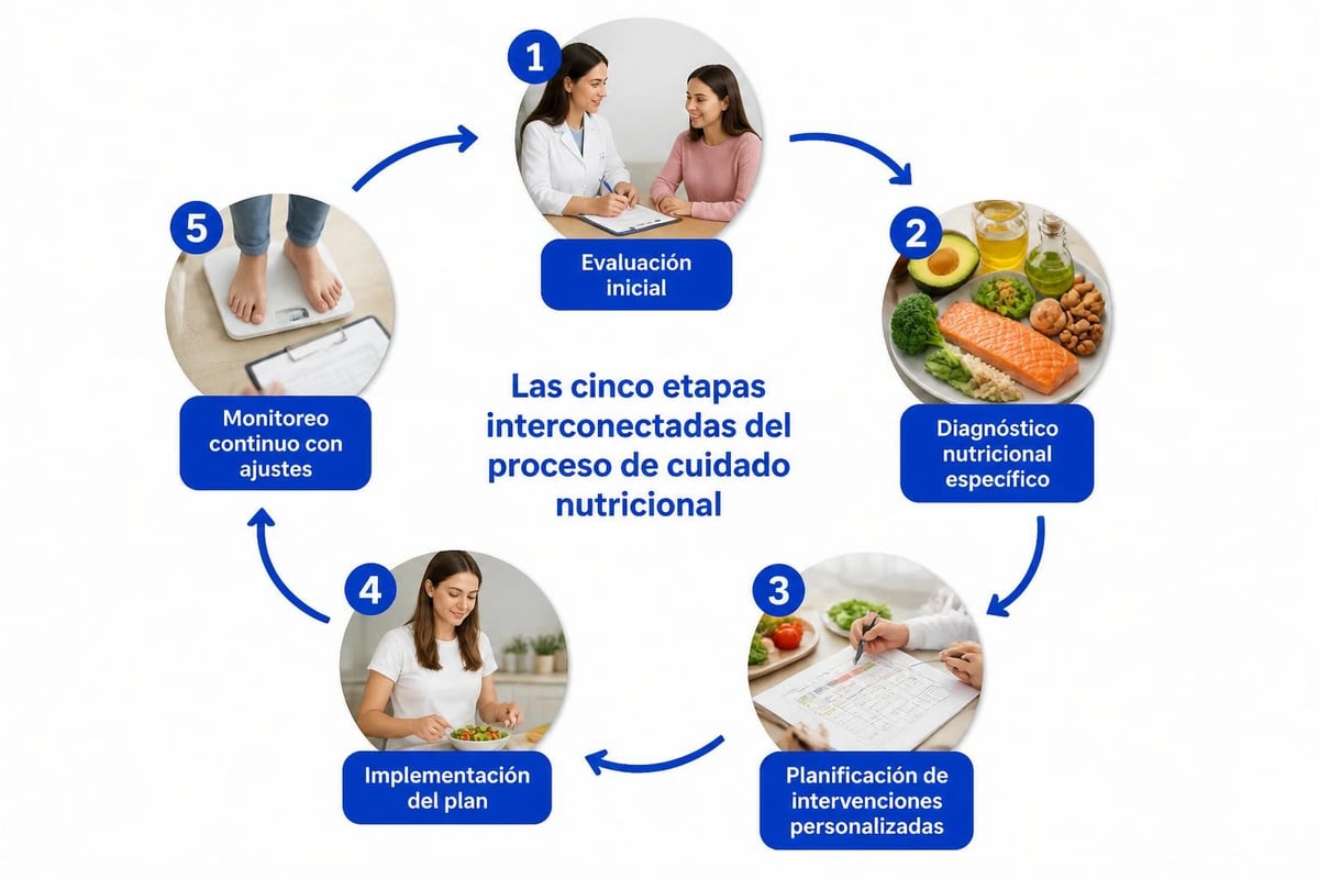 Etapas del proceso de nutrition care