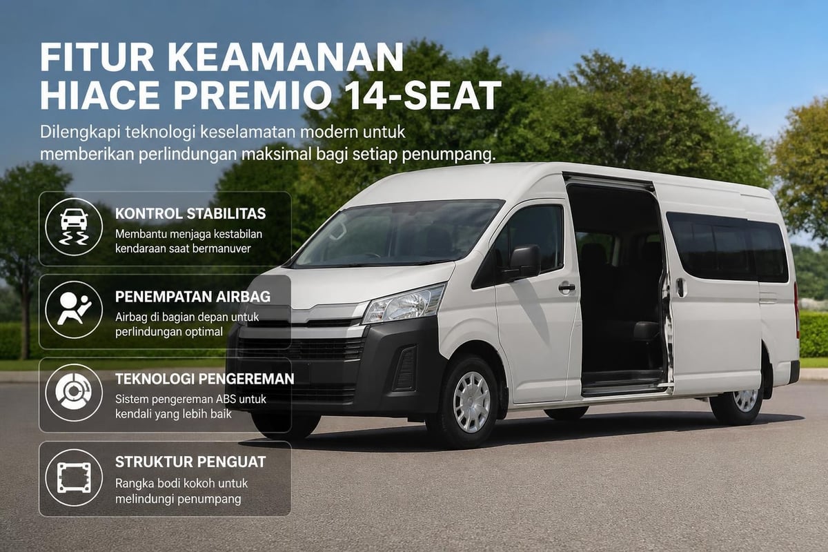 Hiace Premio safety features