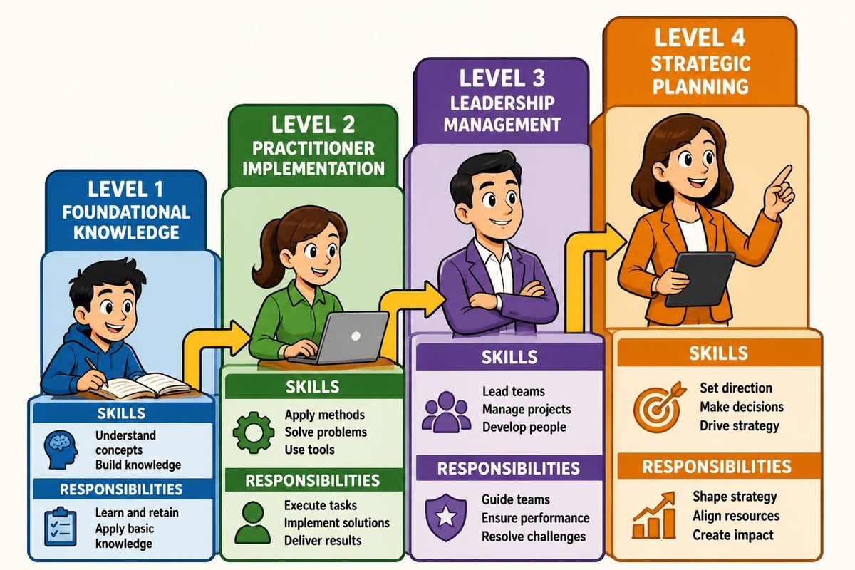 AI certification levels comparison