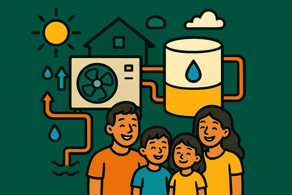 Kaj so toplotne črpalke za sanitarno vodo in kako delujejo?