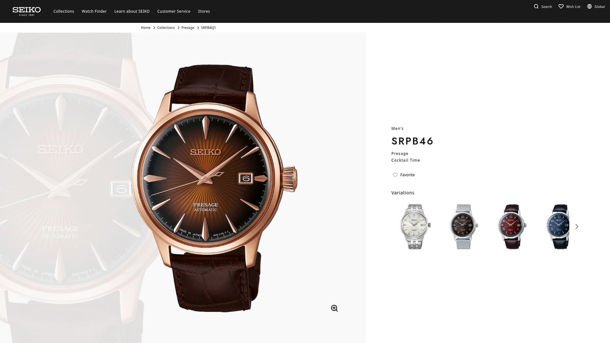 7 Fantastiska Guldklocka Dam För Eleganta Stilar 2025 - Seiko Presage Cocktail Time Gold