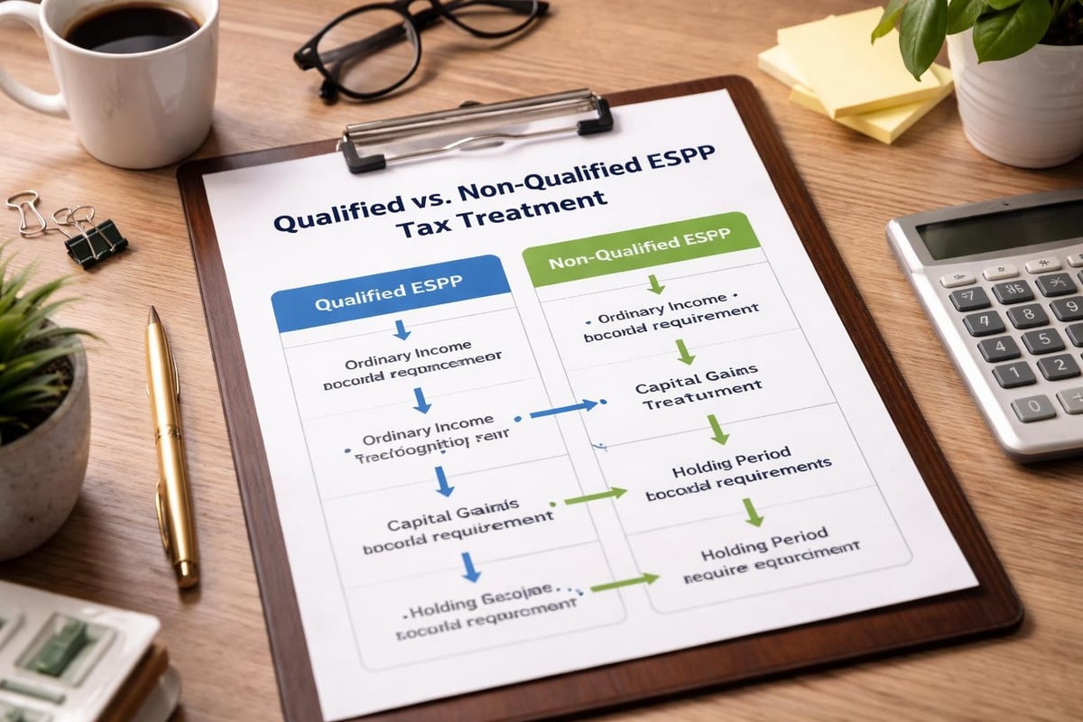 ESPP qualified vs non-qualified comparison