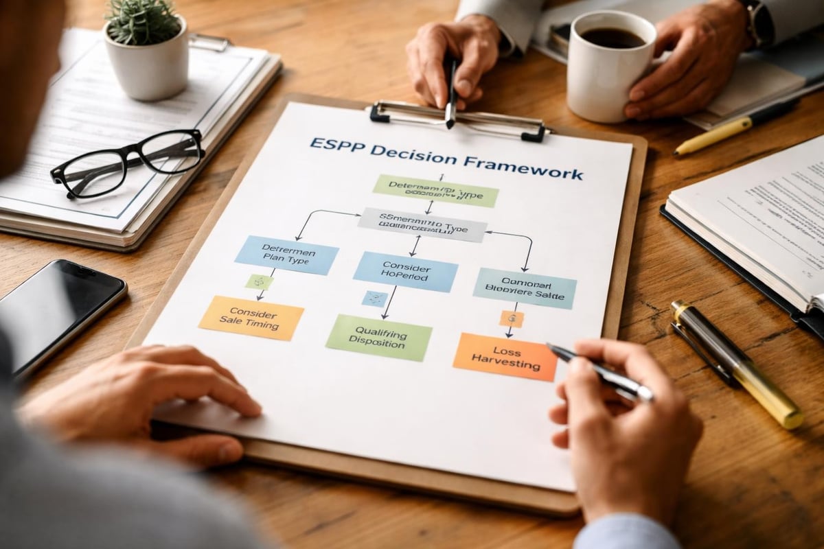 ESPP tax planning decision tree