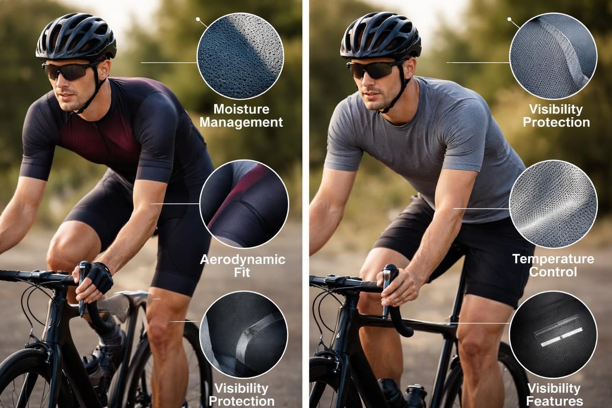 Technical benefits of cycling-specific clothing