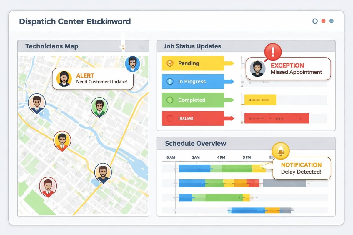 Real-time field visibility