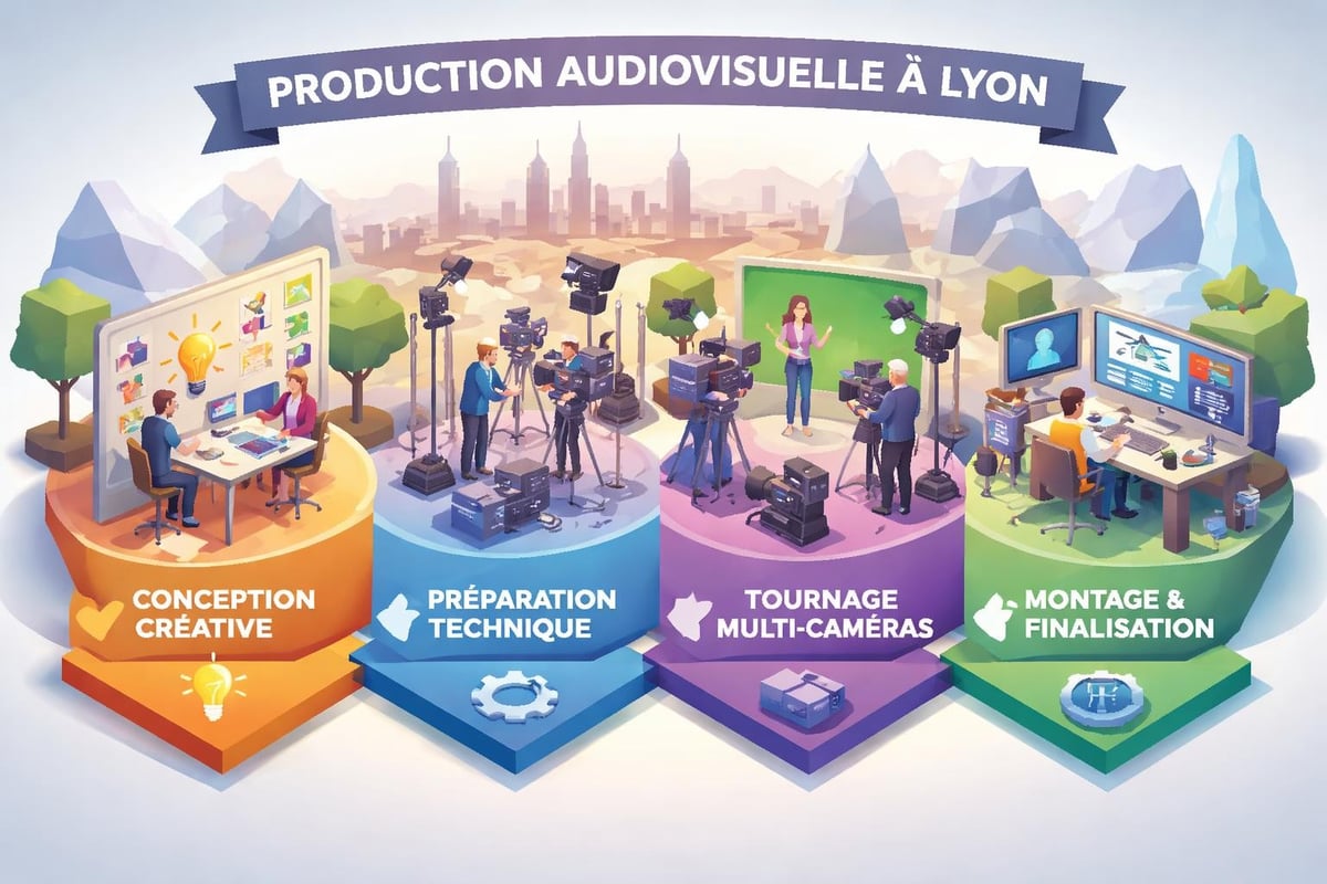 Étapes de production audiovisuelle