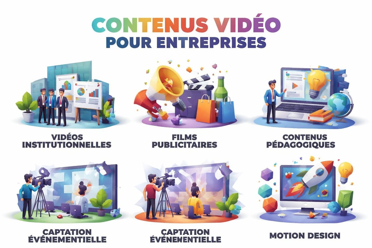Types de vidéos d'entreprise