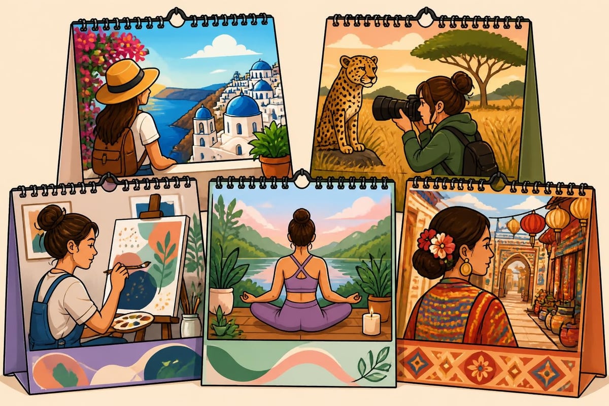 Themed calendars for different interests