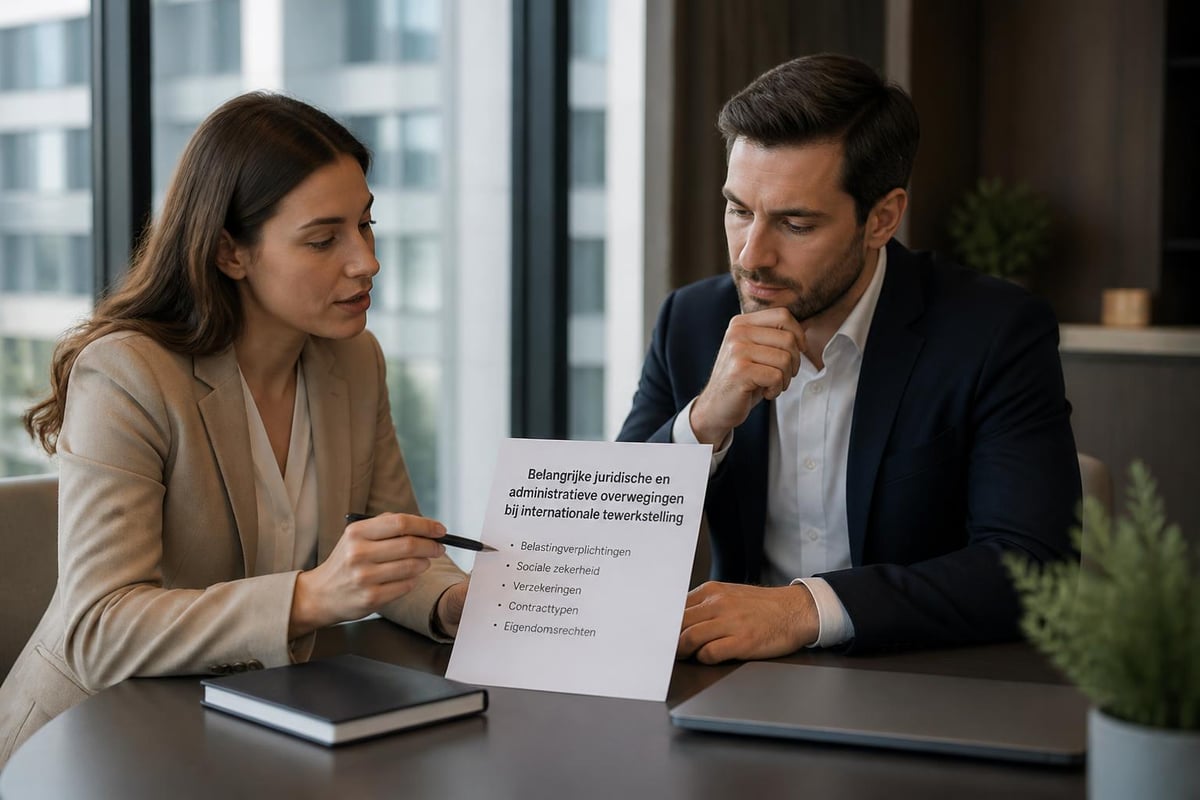 Administratieve aspecten global jobs