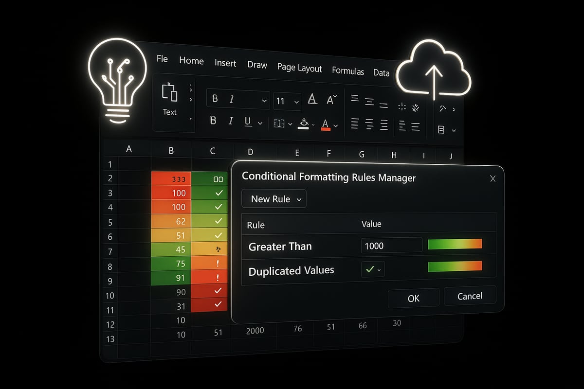 What’s New in Excel Conditional Formatting for 2025