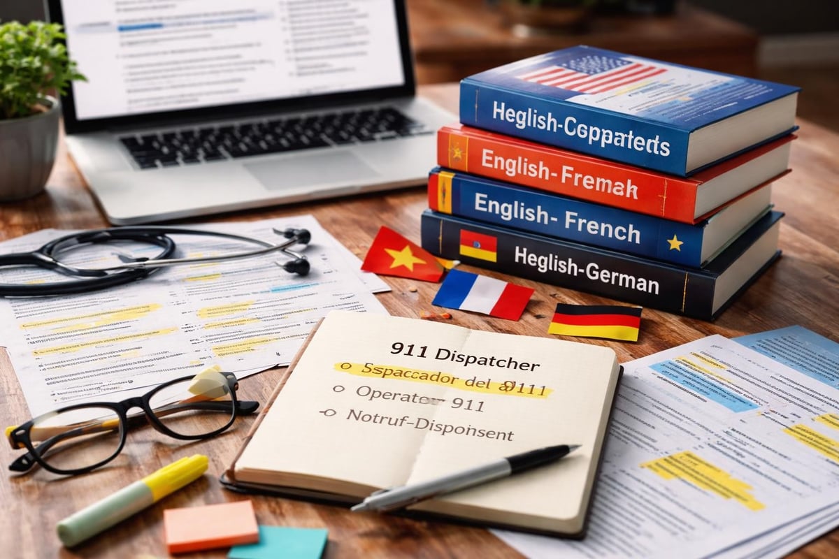 Emergency terminology translation