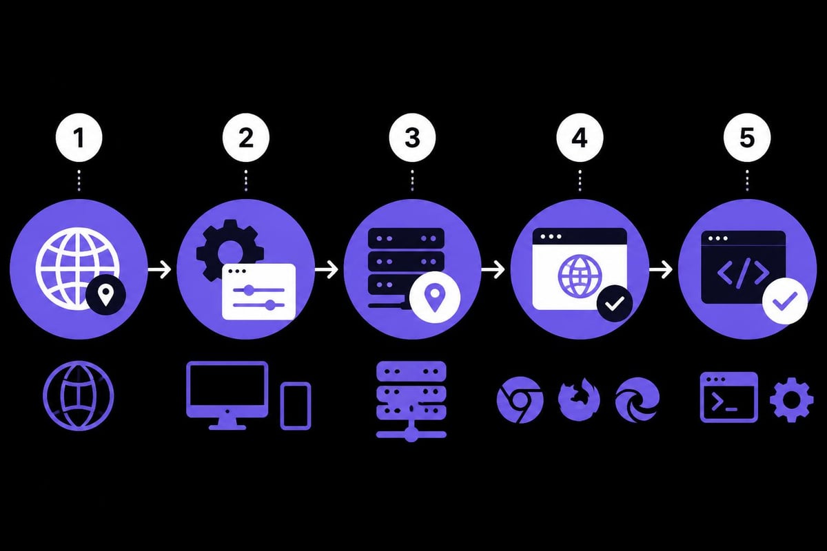 Proxy configuration workflow