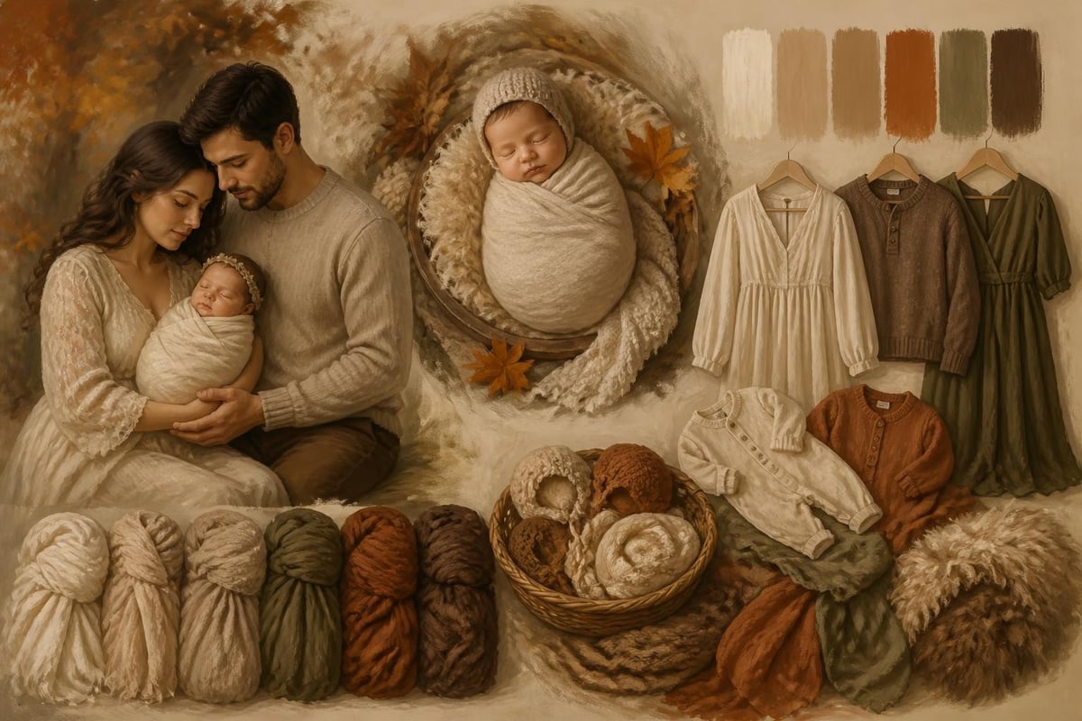 Coordinating autumn wardrobe elements