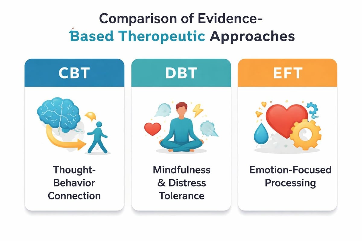 Evidence-based therapy methods comparison