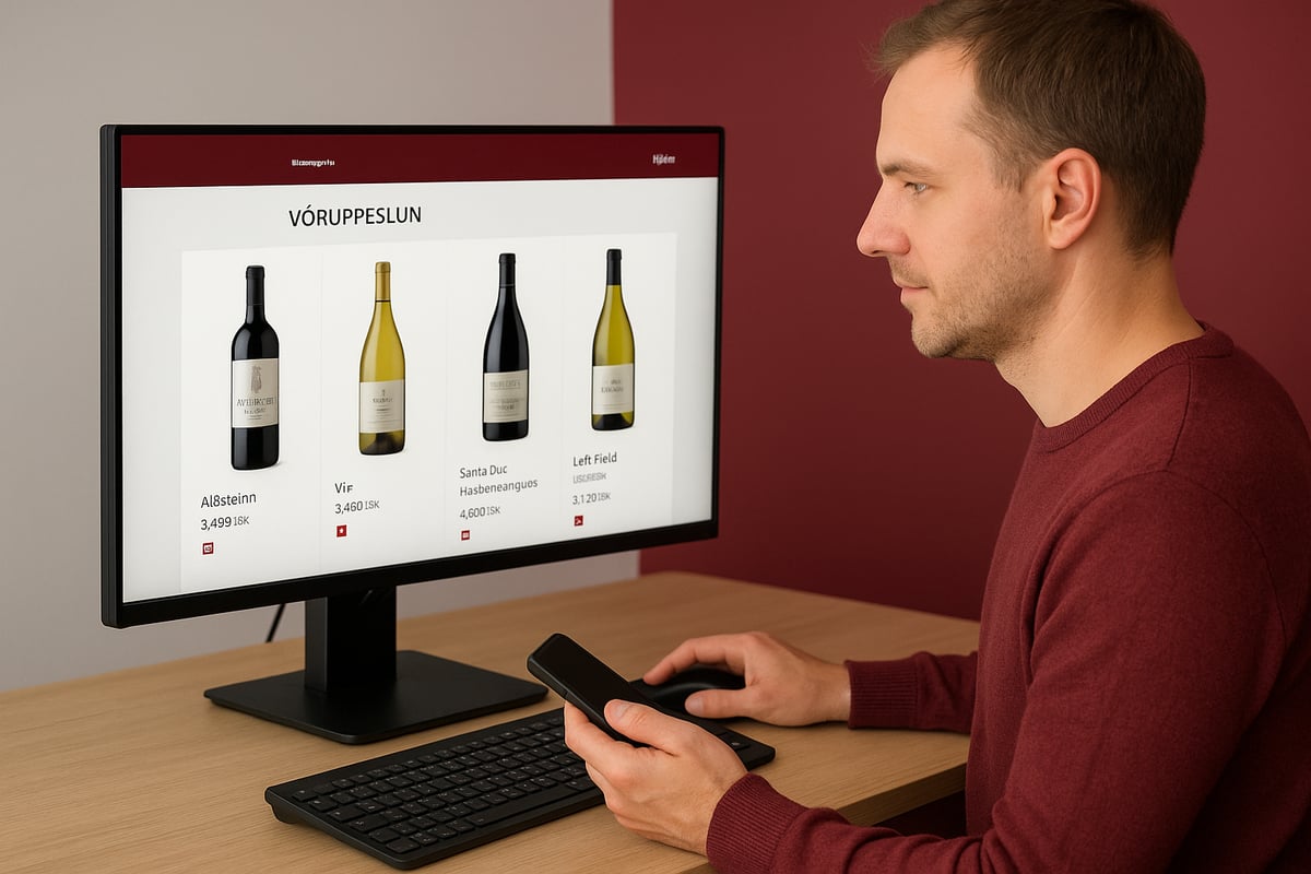 Ferlið: Skref-fyrir-skref leiðbeiningar við að panta vín