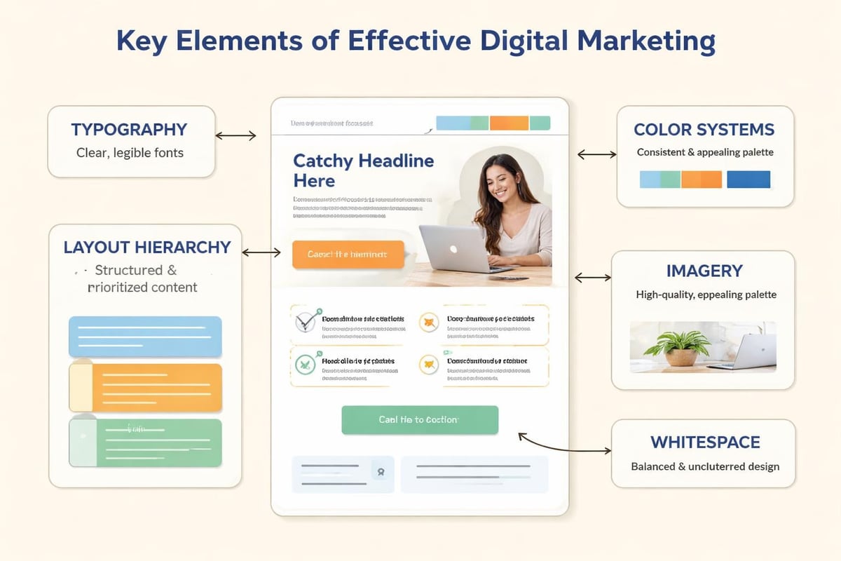 Digital marketing design components
