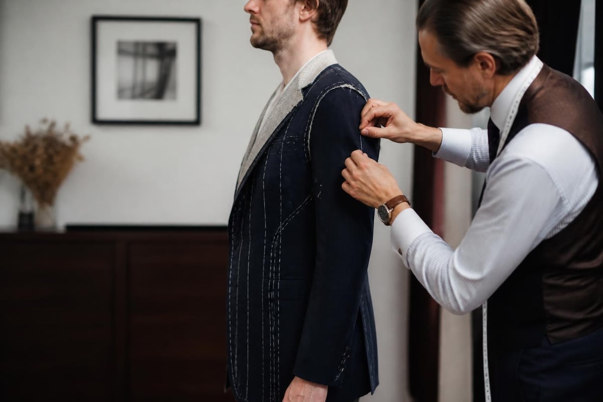Custom garment fitting stages