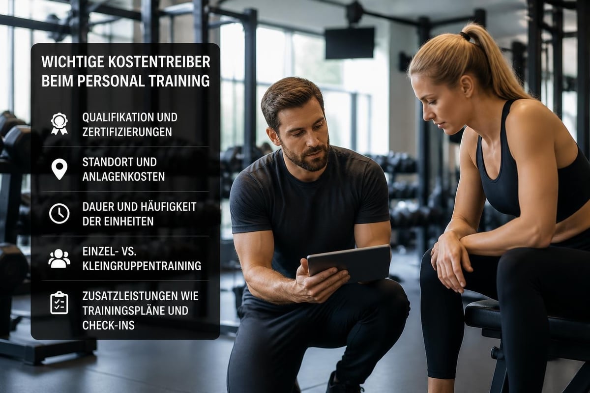 Preisfaktoren Personal Training